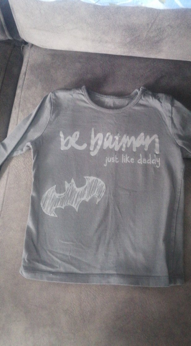 Gri Baskılı Erkek Çocuk Uzun Kollu Tişört - Görsel 3