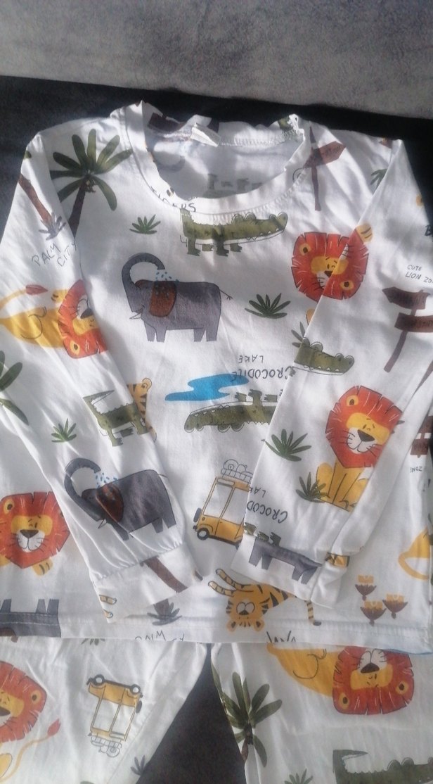 Erkek Çocuk Baskılı Uzun Kollu Pijama Takımı - Görsel 2