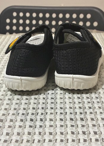 Gri Desenli Erkek Çocuk Spor Ayakkabı Velcro - Görsel 3