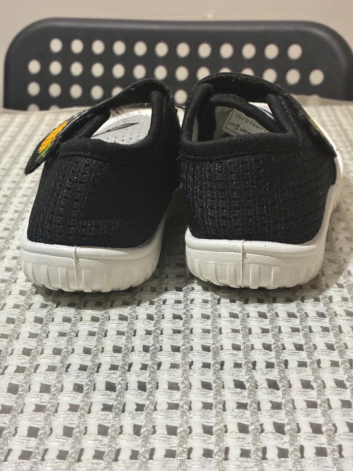 Gri Desenli Erkek Çocuk Spor Ayakkabı Velcro - Görsel 3