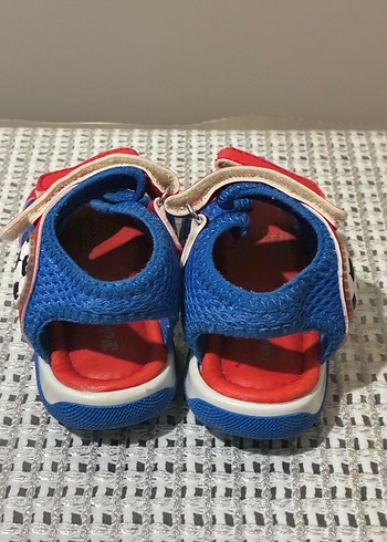 Çocuk Futbol Temalı Renkli Cırt Cırtlı Terlik - Görsel 3