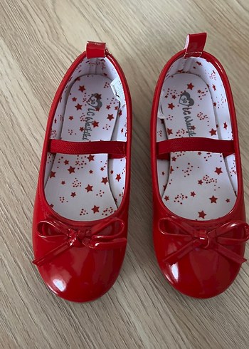 Kız Çocuk Kırmızı Fiyonklu Babet - Görsel 3