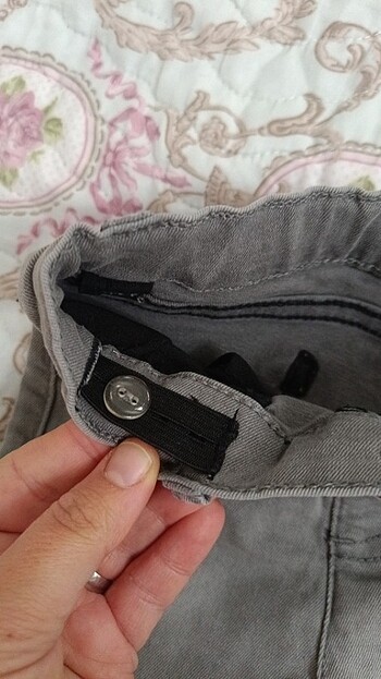 12-18 Ay Beden gri Renk Çocuk kot pantolon