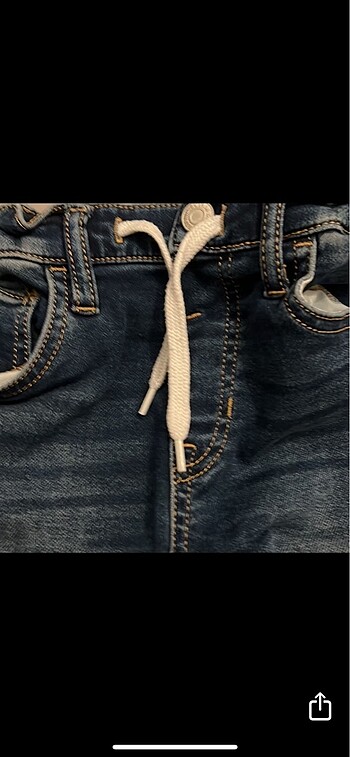 6 Yaş Beden lacivert Renk H&M softdenim pantolon
