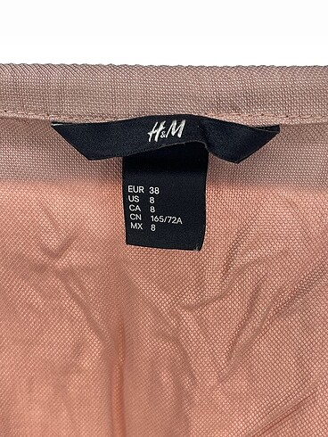 38 Beden pembe Renk H&M Midi Etek %70 İndirimli.