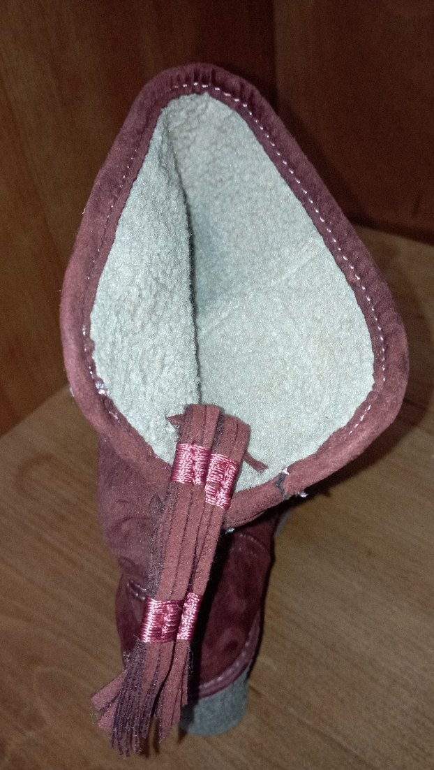 Süet Dolgu Topuklu Kadın Bot - Görsel 3