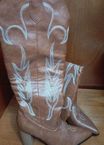 Nakışlı Kovboy Çizme - Görsel 3