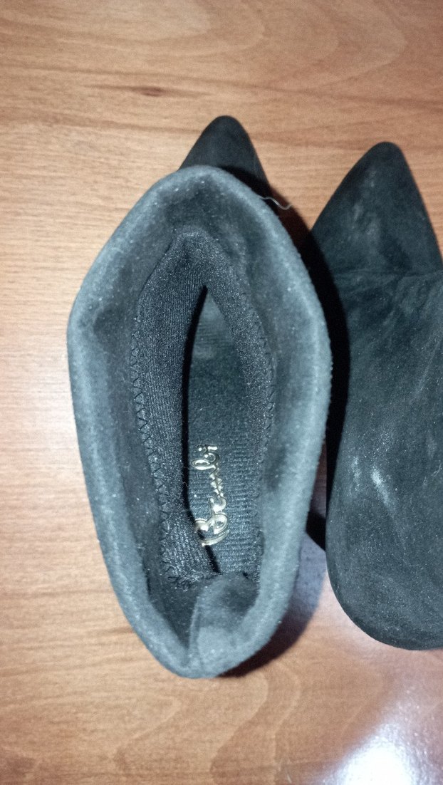 Süet Stiletto Topuklu Kadın Bot - Görsel 3