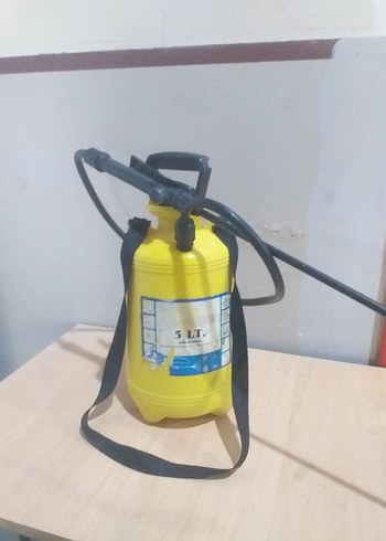 5 Litre Sarı Taşınabilir Püskürtücü