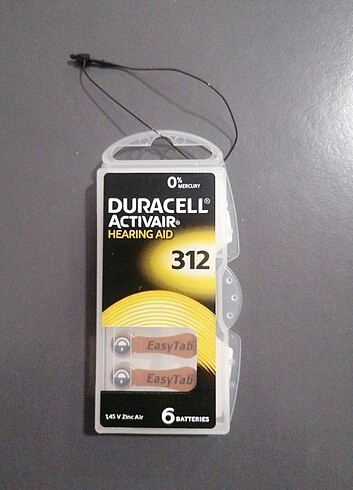 Beden Duracell Marka İşitme Çihazı Pili