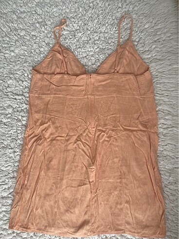 l Beden ten rengi Renk H&M mini elbise