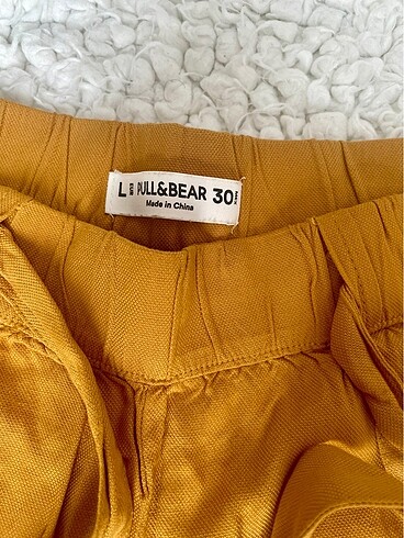 l Beden sarı Renk Pullu and bear mini şort