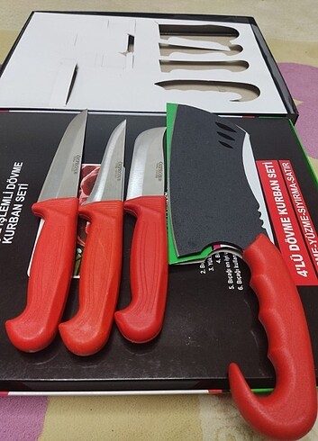 KURBAN SETİ KURBAN BIÇAĞI MUTFAK BIÇAĞI  - Görsel 9