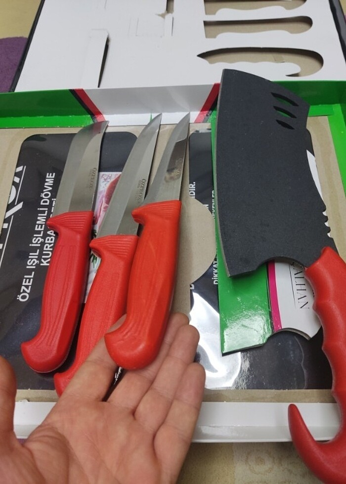 KURBAN SETİ KURBAN BIÇAĞI MUTFAK BIÇAĞI  - Görsel 5