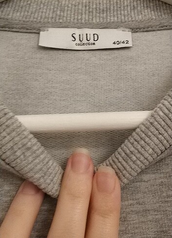 40 Beden Suud collection oversize crop sweatshirt