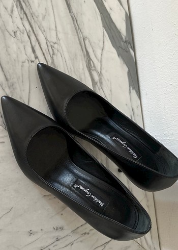 37 Beden Siyah Stiletto Topuklu Kadın Ayakkabı