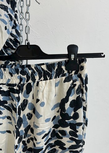 Gri Bağlama Desenli Erkek Pijama Takımı - Görsel 3