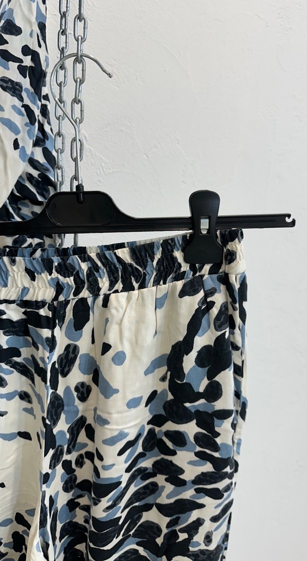 Gri Bağlama Desenli Erkek Pijama Takımı - Görsel 3