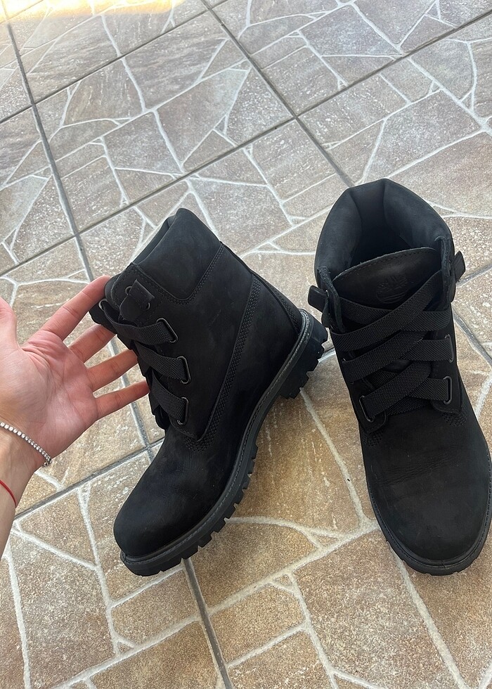 Timberland siyah kadın bot - Görsel 3