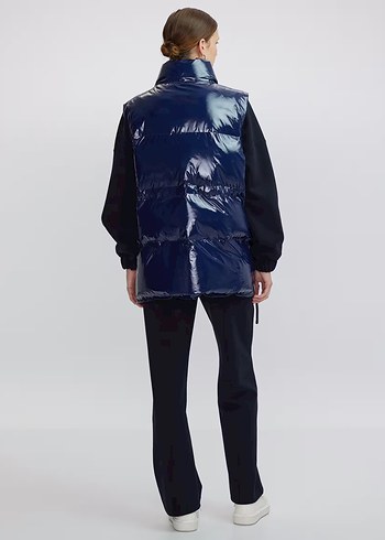 İpekyol Lacivert Parlak Şişme Yelek - Görsel 2