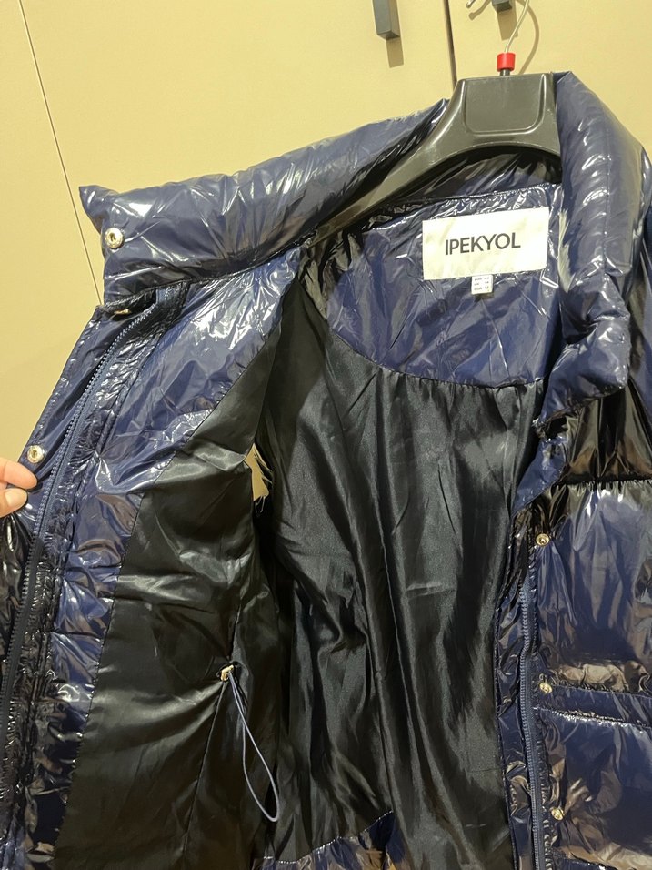 İpekyol Lacivert Parlak Şişme Yelek - Görsel 5