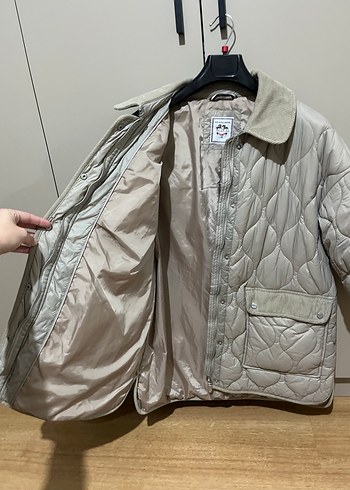 Polo Kadın Mont Bej - Görsel 6