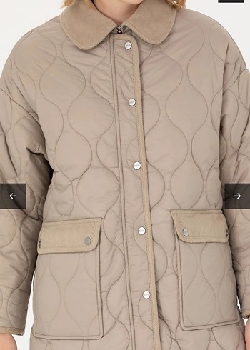 Polo Kadın Mont Bej - Görsel 4