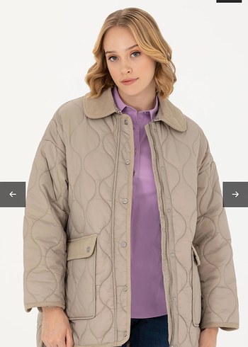 Polo Kadın Mont Bej - Görsel 2