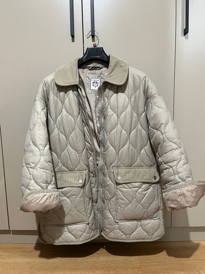 Polo Kadın Mont Bej - Görsel 5