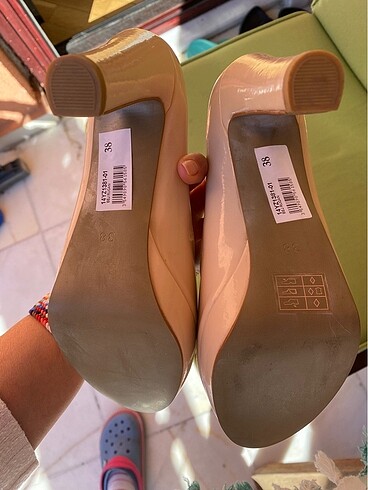 38 Beden Elle rugan platform topuklu