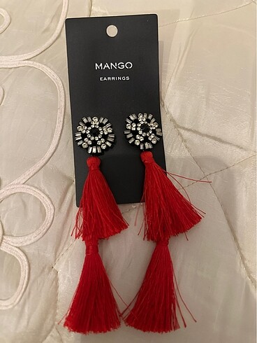 Mango Kırmızı mango küpe
