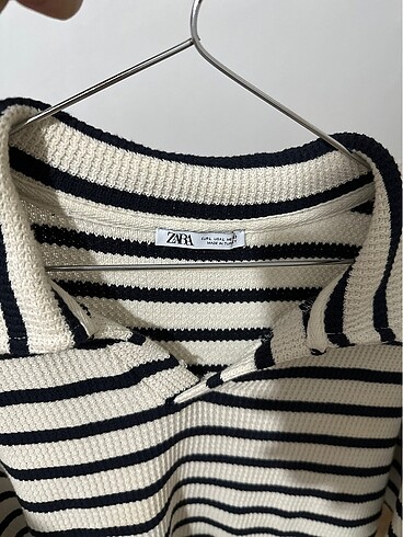 ZARA Çizgili Polo Yaka - Görsel 3