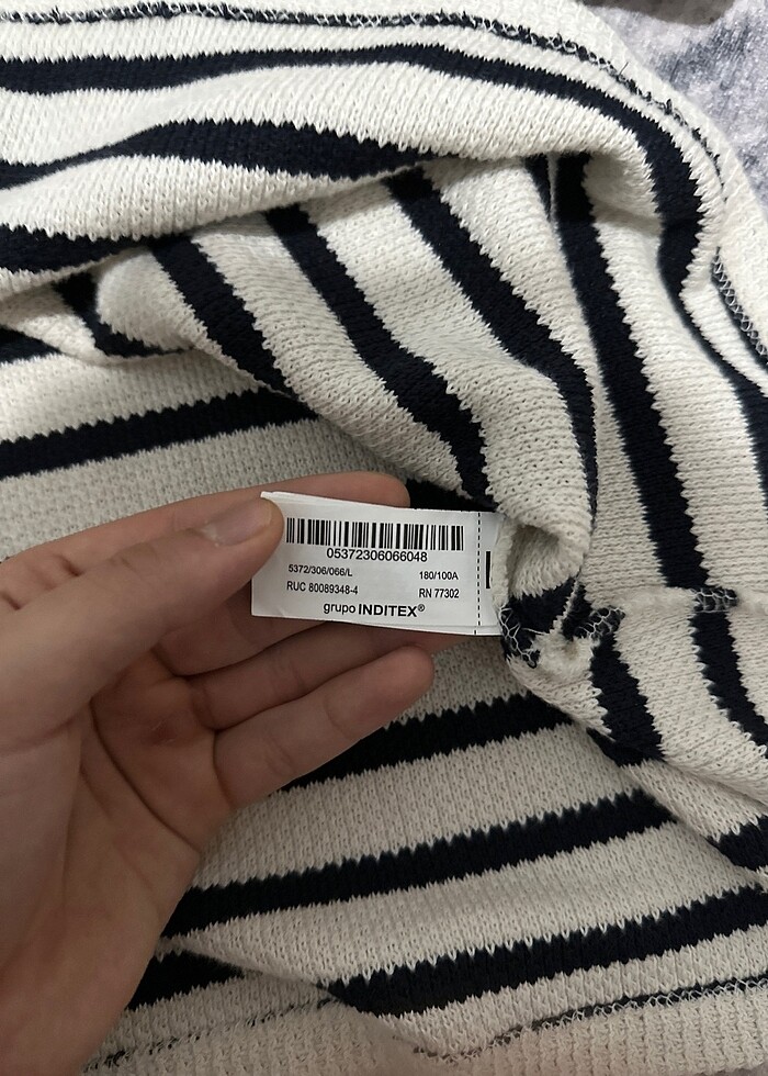 ZARA Çizgili Polo Yaka - Görsel 5