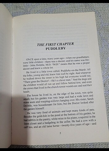 Beden The story of doctor dolittle ingilizce kitap