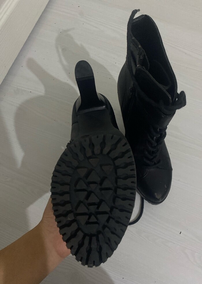 Topuklu bot fermuarlı - Görsel 5