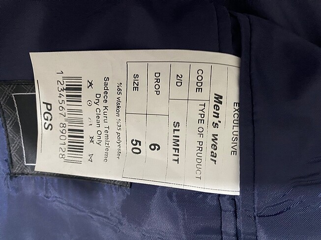 Takım elbise lacivert - Görsel 4