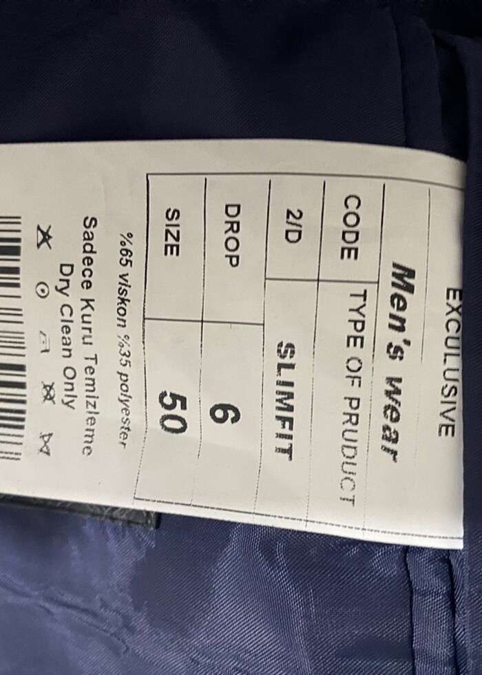 Takım elbise lacivert - Görsel 4