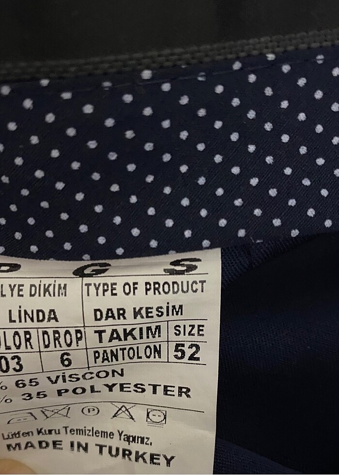 Takım elbise lacivert - Görsel 5