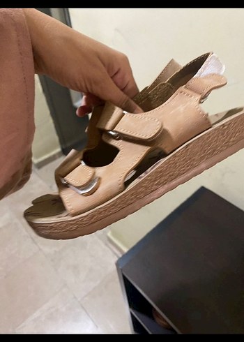 Vicco Kahverengi Süet çocuk Sandalet