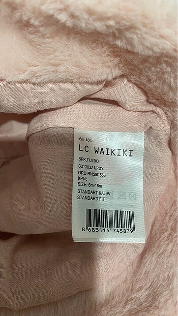 6-12 Ay, 18 cm Beden pembe Renk Kız Bebek Pofidik Şapka