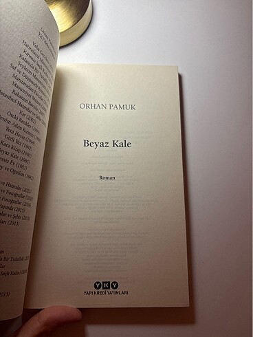 Orhan Pamuk Beyaz Kale