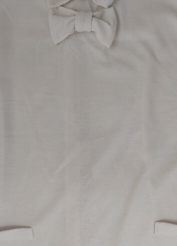 Tifanny beyaz kısa sıfır kollu elbise