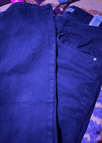 Defacto Macharel Jeans Kadın Siyah Palazzo Pantolon