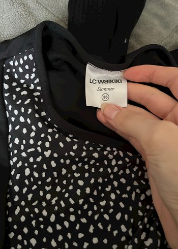 Siyah Uzun  Elbisesi V Yaka - Görsel 2