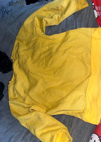 Sarı Baskılı Erkek Çocuk Sweatshirt - Görsel 2