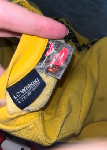 Sarı Baskılı Erkek Çocuk Sweatshirt - Görsel 3