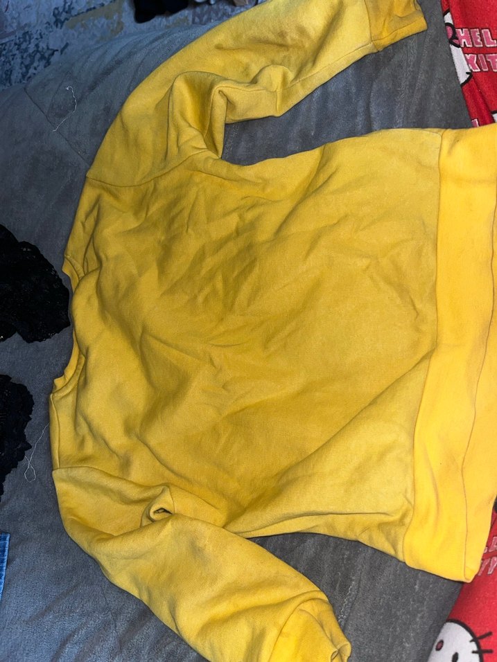 Sarı Baskılı Erkek Çocuk Sweatshirt - Görsel 2