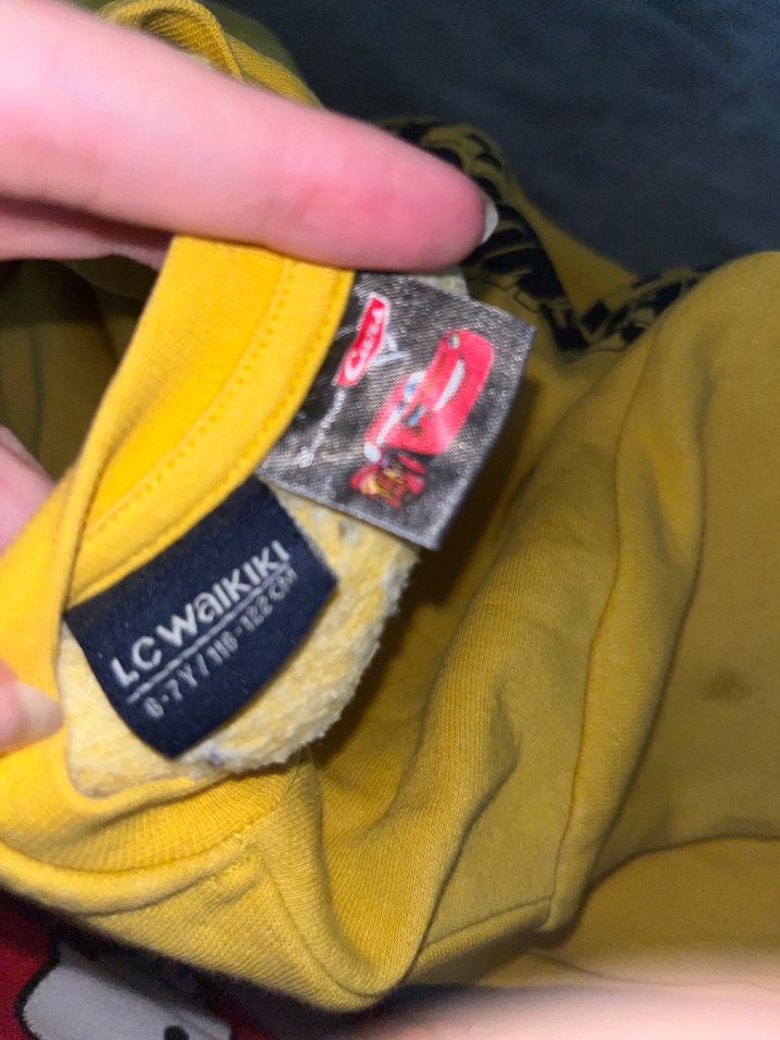 Sarı Baskılı Erkek Çocuk Sweatshirt - Görsel 3