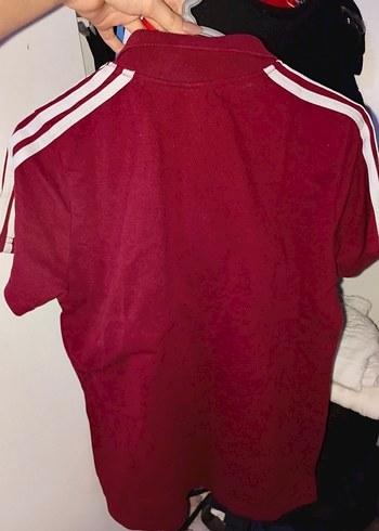 l Beden Bordo Fermuarlı Erkek Polo Tişört