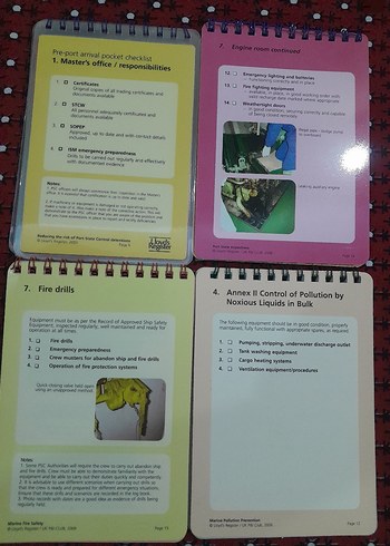 Deniz Yangın Güvenliği ve Liman Devri Kontrolü Cep l Listeleri - Görsel 3